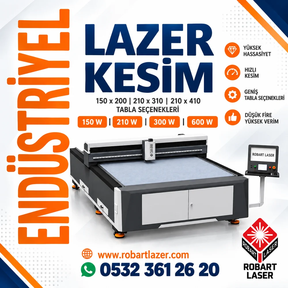 Robart Lazer endüstriyel lazer kesim makinesi